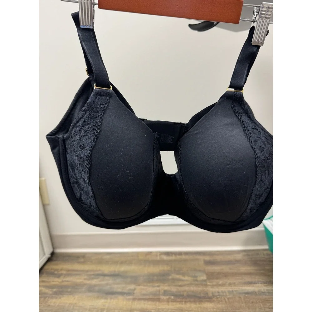 Soma Intimates Embraceable Perfect Coverage Bra Black Lace 40DD 570292451 NEW
